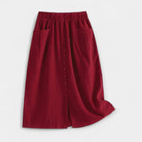 Midi Skirt with Wash