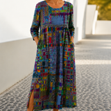 Eliana | Printed Midi Dress