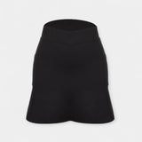 High-Waisted Shorts with Skirt