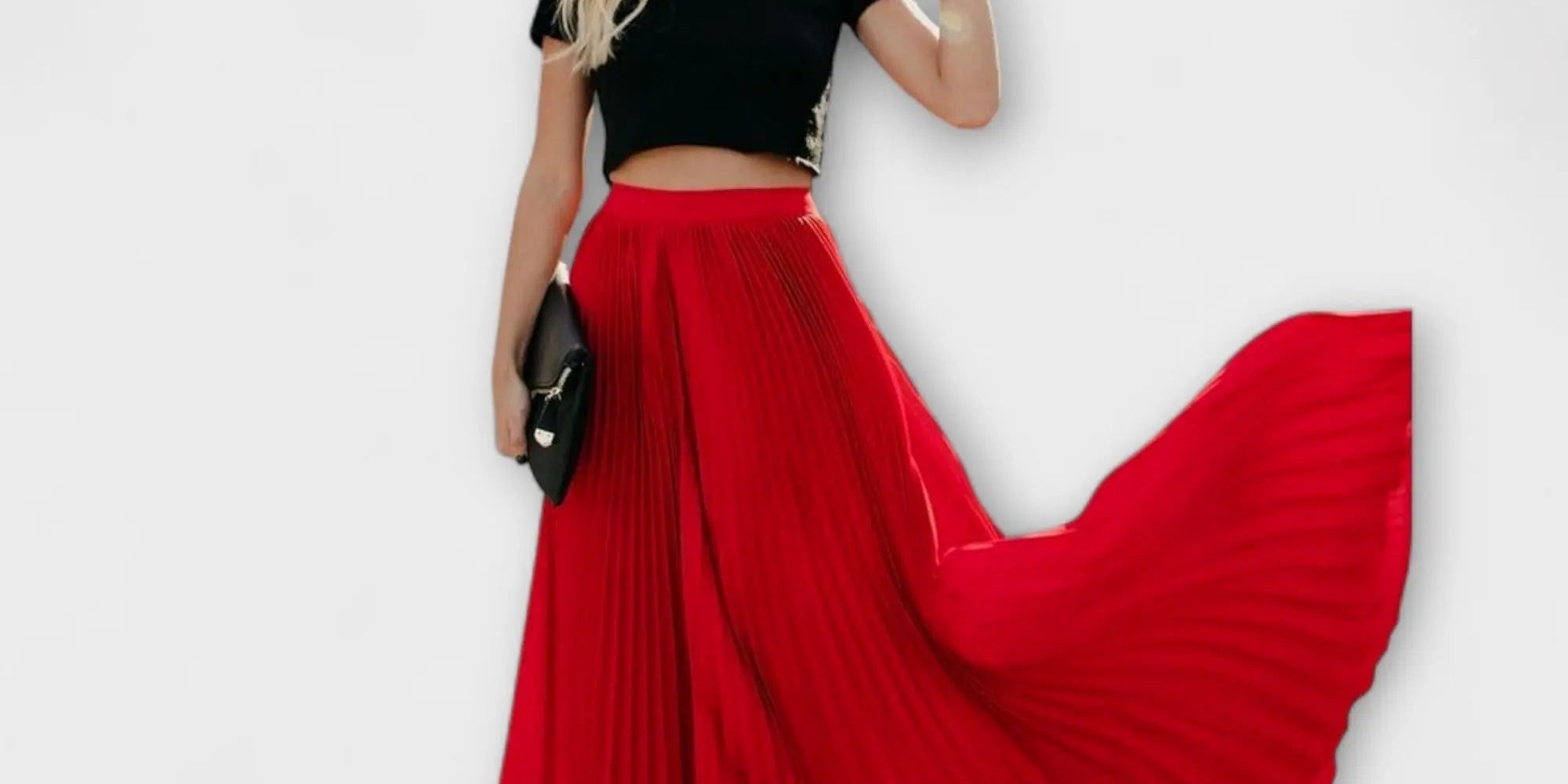 Jimena | Light Pleated Maxi Skirt