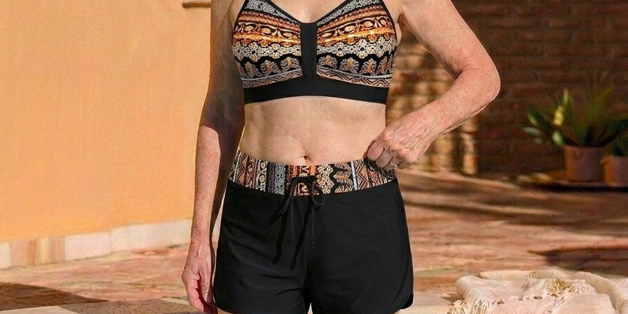 ORLA | HIGH-WAISTED RIBBED BIKINI SET