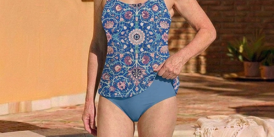 CADHLA | DOUBLE-STRAP ONE-PIECE SWIMSUIT