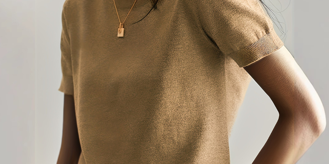 Viane - Casual Short Sleeve Crew Neck Top