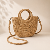 The Marisol™ | Handwoven Half-Moon Crossbody