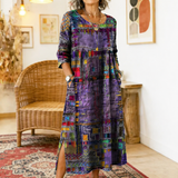 Eliana | Printed Midi Dress