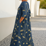Elize - Relaxed Midi Dress - Effortless Elegance, Everyday Comfort