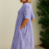 Elize - Relaxed Midi Dress - Effortless Elegance, Everyday Comfort