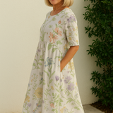 Elize - Relaxed Midi Dress - Effortless Elegance, Everyday Comfort