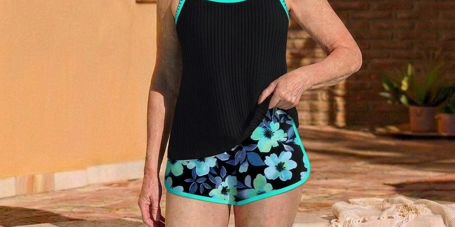 GORMLAITH | ELEGANT TWO-PIECE TANKINI SET