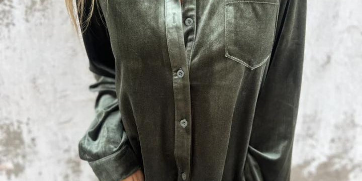 DAHLIA™ - Soft Velvet Shirt