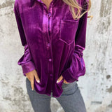 DAHLIA™ - Soft Velvet Shirt