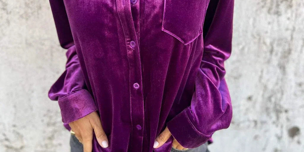 DAHLIA™ - Soft Velvet Shirt