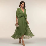 Leticia - Midi dress with tie waist