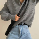 Ava | Zipper Sweater
