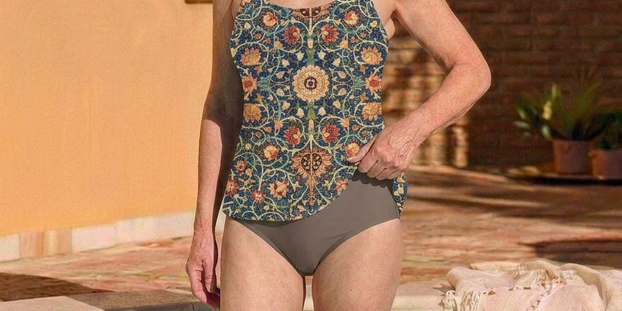 CADHLA | DOUBLE-STRAP ONE-PIECE SWIMSUIT