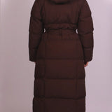 Carmen - Long Belted Puffer Coat
