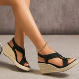 Aroa | Handwoven Wedge Sandals