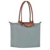 Large Le Pliage Tote, Steel