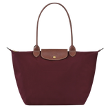 Large Le Pliage Tote, Burgundy