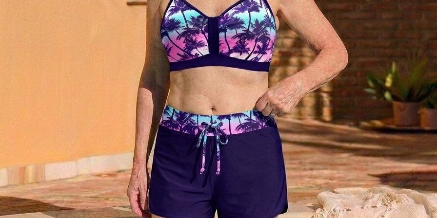 ORLA | HIGH-WAISTED RIBBED BIKINI SET