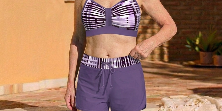 ORLA | HIGH-WAISTED RIBBED BIKINI SET
