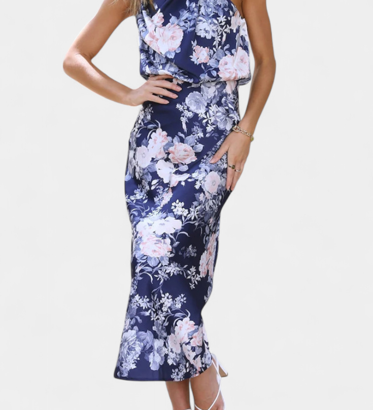 Lisa | Maxi Floral Halter