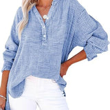 AYLA™ – Casual V-Neck Blouse
