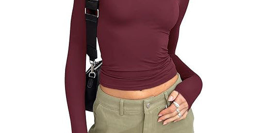 Jill - Casual Long Sleeve Round Neck Top