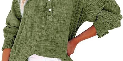 AYLA™ – Casual V-Neck Blouse