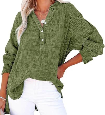 AYLA™ – Casual V-Neck Blouse