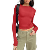 Jill - Casual Long Sleeve Round Neck Top