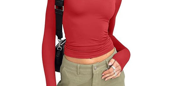 Jill - Casual Long Sleeve Round Neck Top