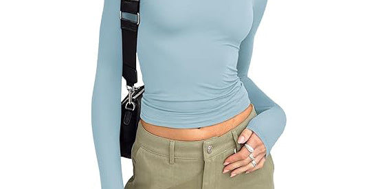 Jill - Casual Long Sleeve Round Neck Top