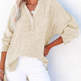 AYLA™ – Casual V-Neck Blouse
