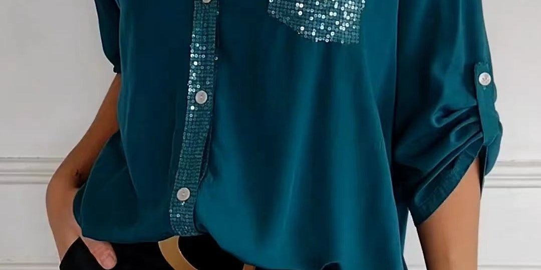 DANICA™ -  Sequin Detailed Blouse