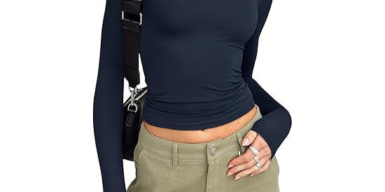 Jill - Casual Long Sleeve Round Neck Top