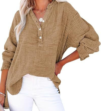 AYLA™ – Casual V-Neck Blouse