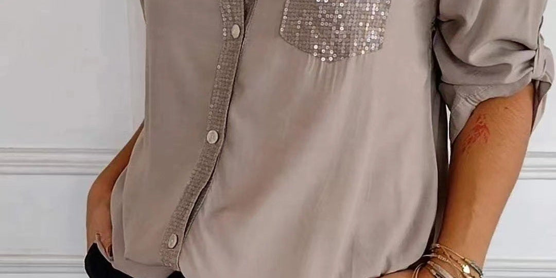 DANICA™ -  Sequin Detailed Blouse