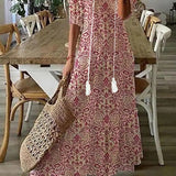 Amalia | Boho Vintage Summer Maxi Dress
