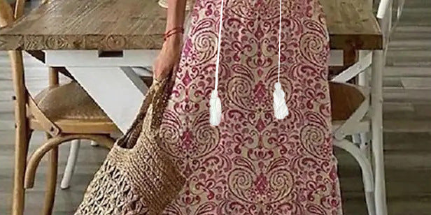 Amalia | Boho Vintage Summer Maxi Dress