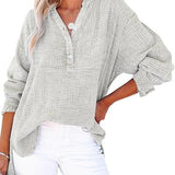 AYLA™ – Casual V-Neck Blouse