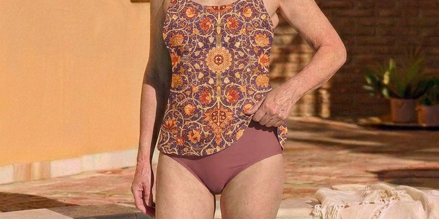 CADHLA | DOUBLE-STRAP ONE-PIECE SWIMSUIT
