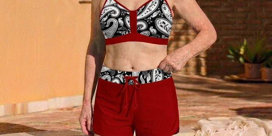 ORLA | HIGH-WAISTED RIBBED BIKINI SET