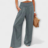 Thearya - Loose Casual Linen Trousers