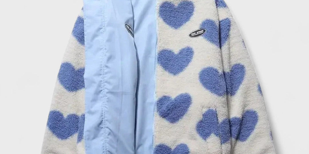 Katharina - Reversible heart jacket