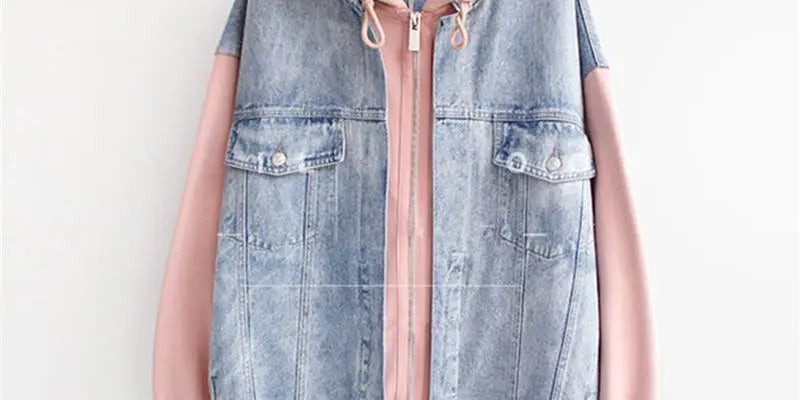 Vivian - Denim Hoodie Jacket