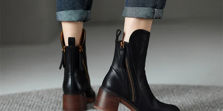 Grazia | Leather Ankle Boots