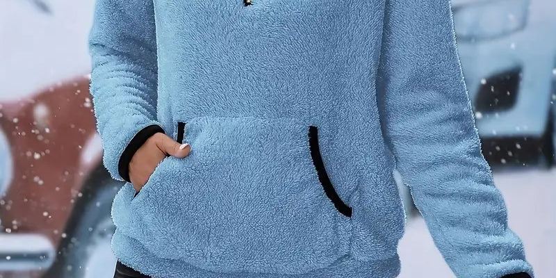 Ellis | Long Sleeve Zip-Up Sweatshirt