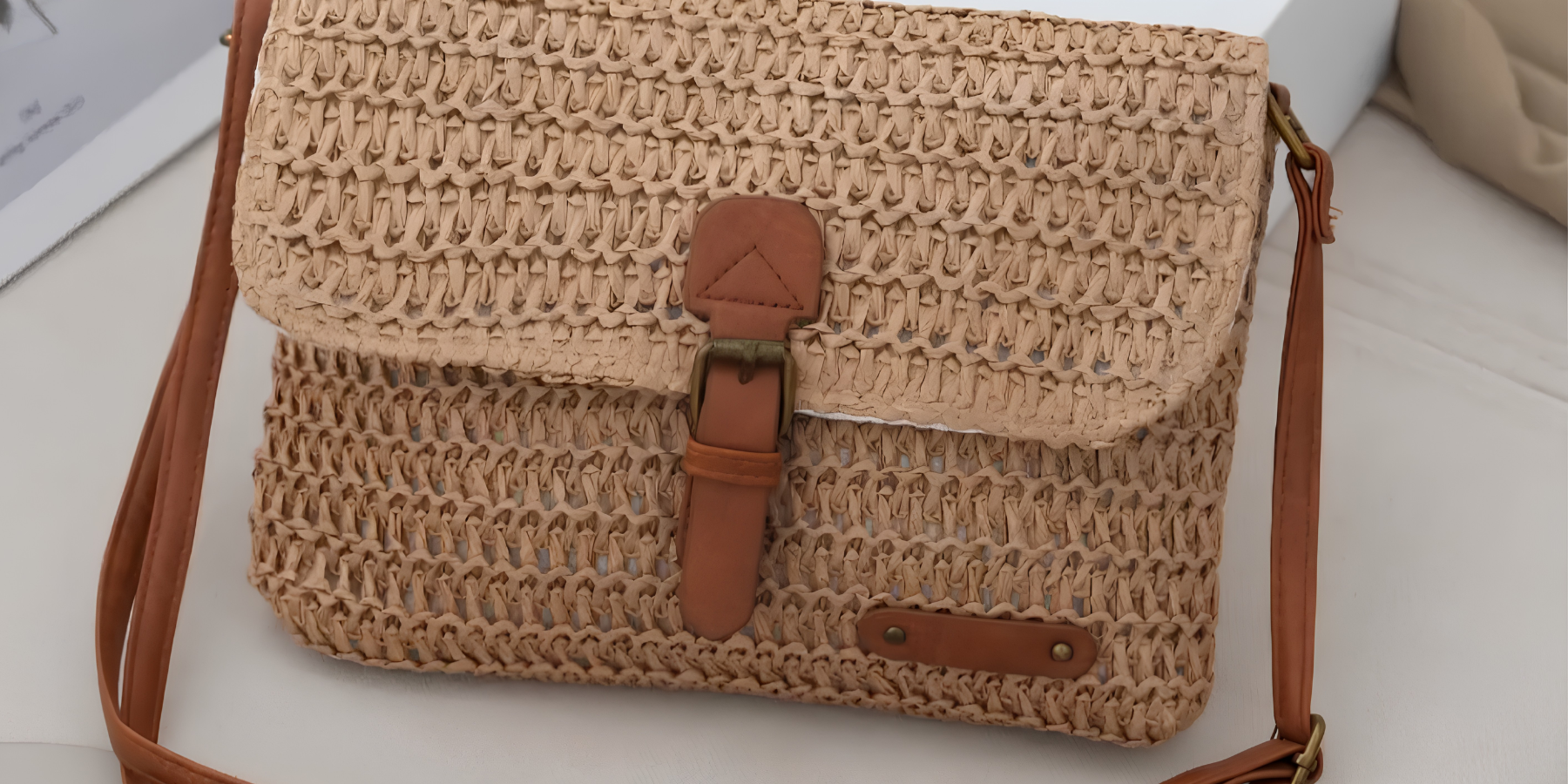 Emily Woven Crossbody Bag