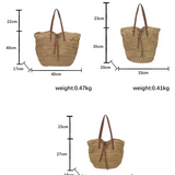 Leyla | Handwoven Straw Tote